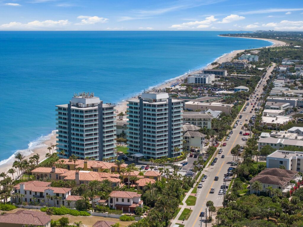 aerial view of port St Lucie, Fl by drone photographer of seasideimagery