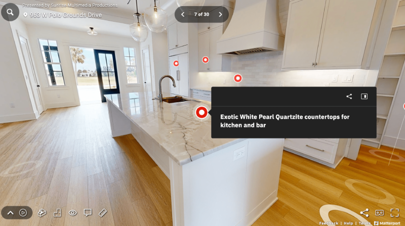 Matterport 3D Virtual Tour Virtual Staging Services Florida by Seaside imagery Commercial Real Estate Photography in Jupiter FL